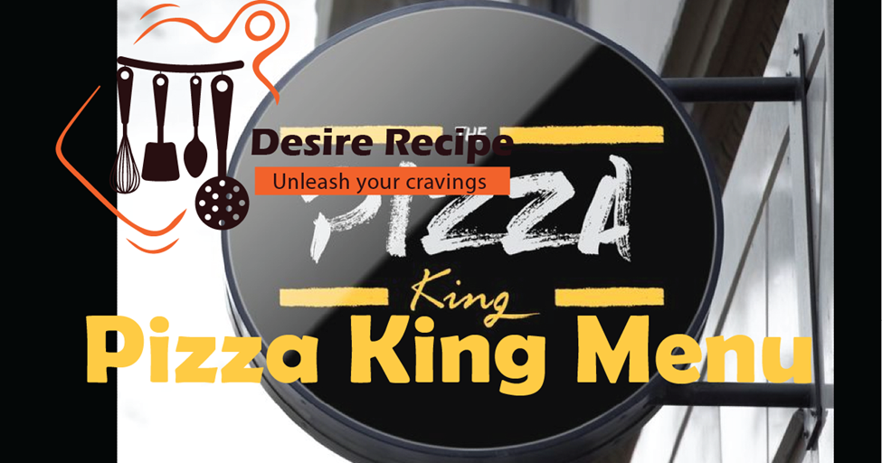 Pizza King menu